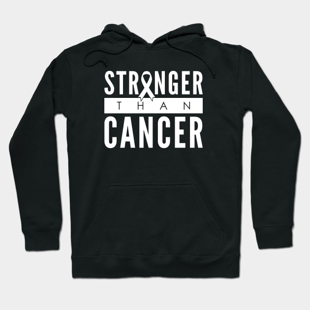 Stronger Than Cancer Hoodie by CreativeJourney